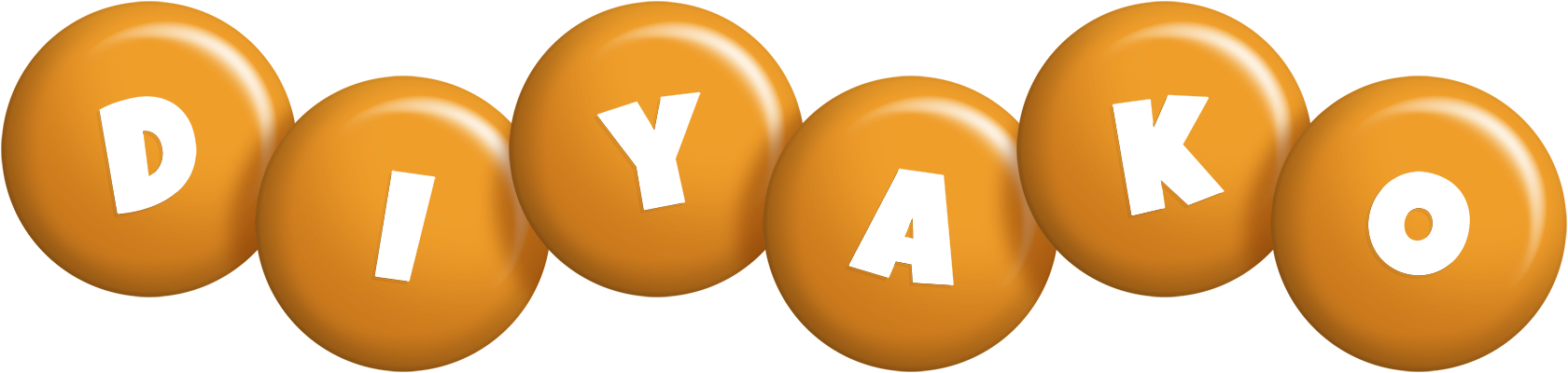 Diyako candy-orange logo