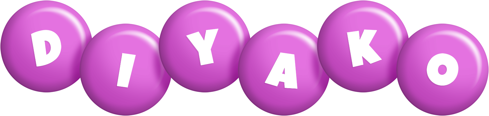 Diyako candy-purple logo