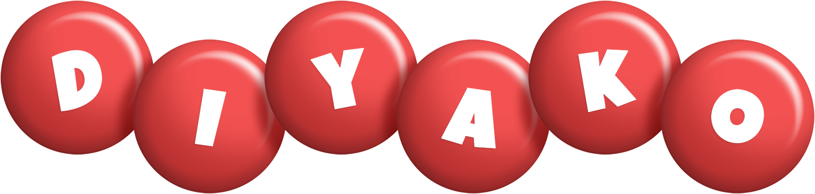 Diyako candy-red logo