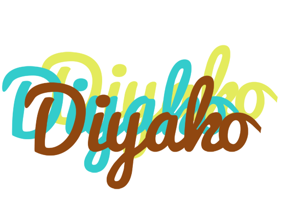 Diyako cupcake logo