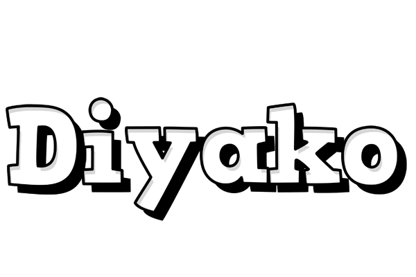 Diyako snowing logo