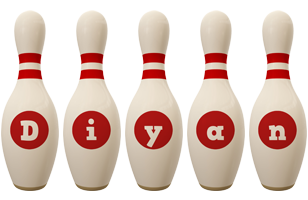 Diyan bowling-pin logo