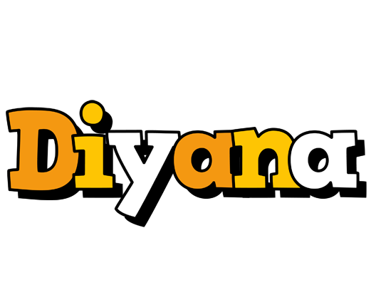 Diyana cartoon logo