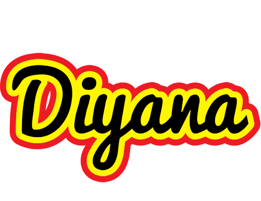 Diyana flaming logo