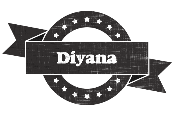 Diyana grunge logo