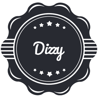 Dizzy badge logo
