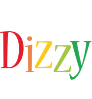 Dizzy birthday logo