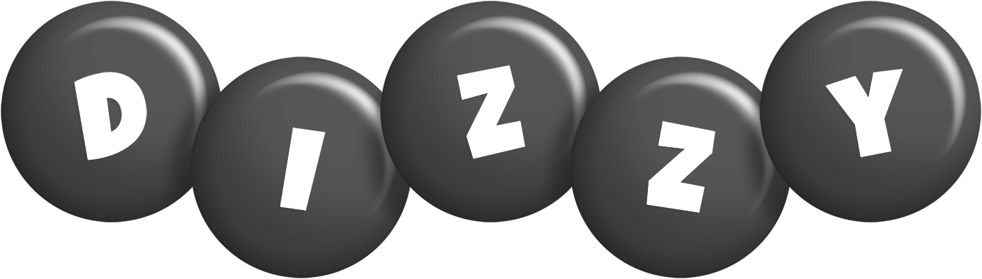Dizzy candy-black logo