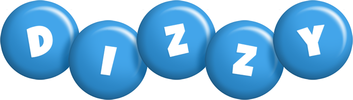 Dizzy candy-blue logo