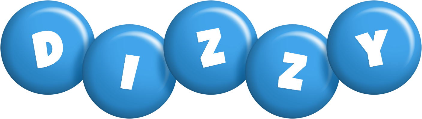 Dizzy candy-blue logo