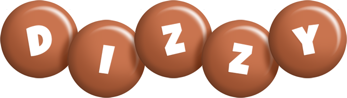 Dizzy candy-brown logo