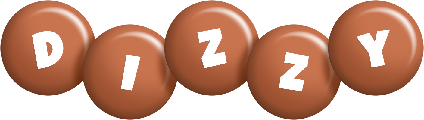 Dizzy candy-brown logo