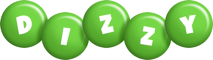 Dizzy candy-green logo