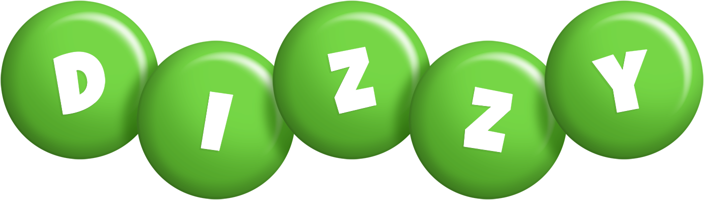 Dizzy candy-green logo