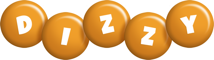 Dizzy candy-orange logo