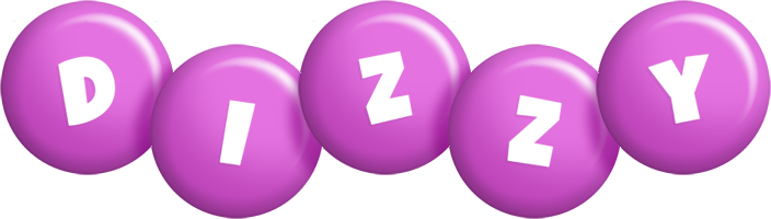 Dizzy candy-purple logo
