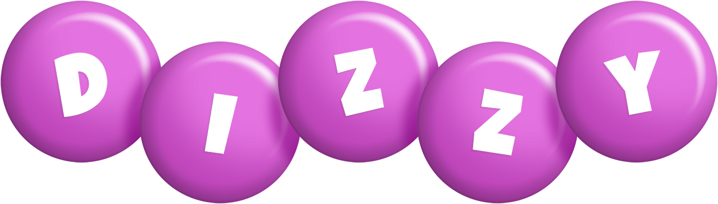 Dizzy candy-purple logo