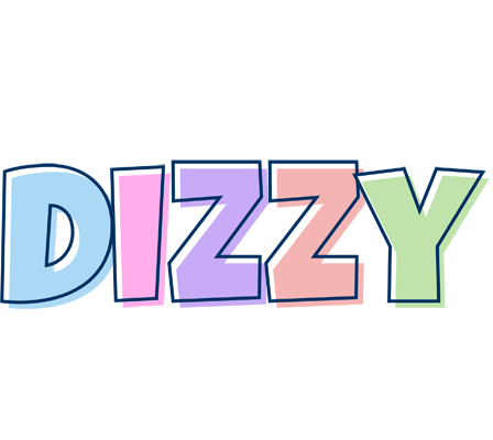 Dizzy pastel logo