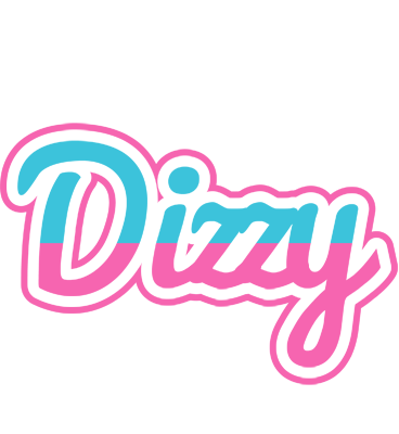 Dizzy woman logo