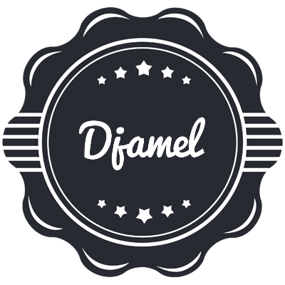 Djamel badge logo