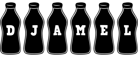 Djamel bottle logo