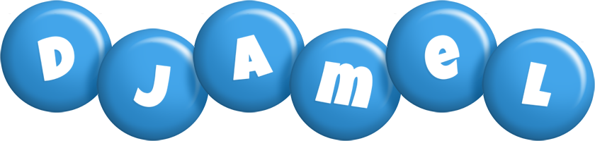 Djamel candy-blue logo