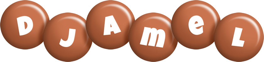 Djamel candy-brown logo