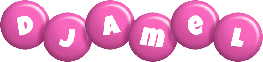 Djamel candy-pink logo