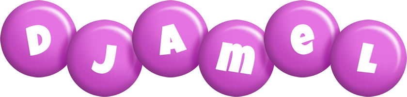 Djamel candy-purple logo