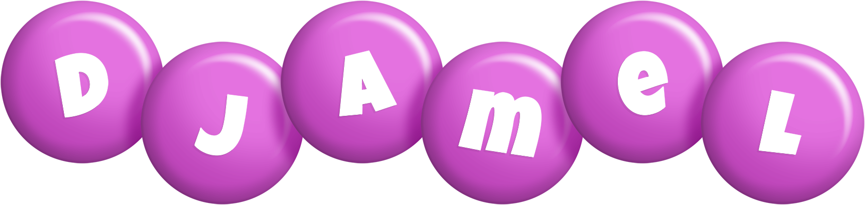 Djamel candy-purple logo