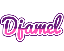 Djamel cheerful logo