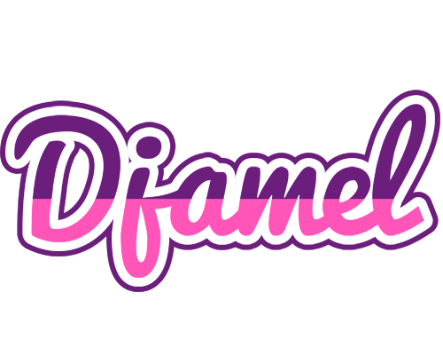 Djamel cheerful logo