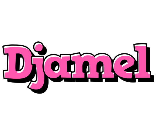 Djamel girlish logo