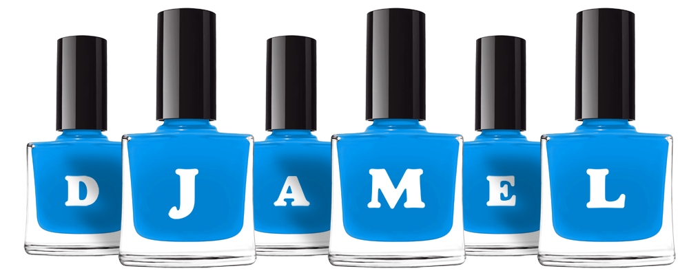 Djamel glossy logo