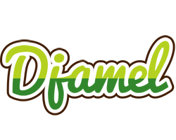 Djamel golfing logo