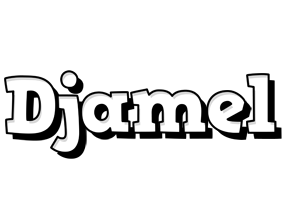 Djamel snowing logo