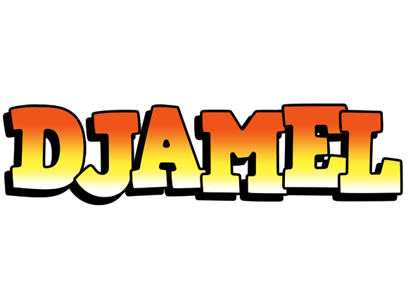 Djamel sunset logo