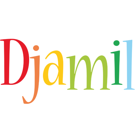 Djamil birthday logo