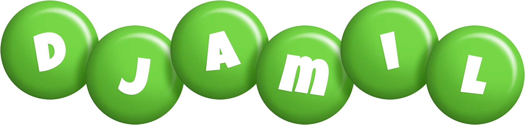 Djamil candy-green logo