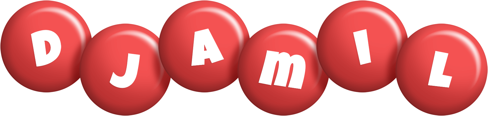 Djamil candy-red logo