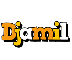 Djamil cartoon logo