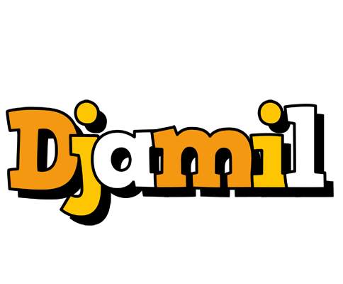 Djamil cartoon logo