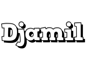 Djamil snowing logo