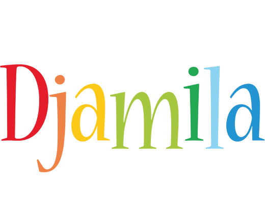 Djamila birthday logo