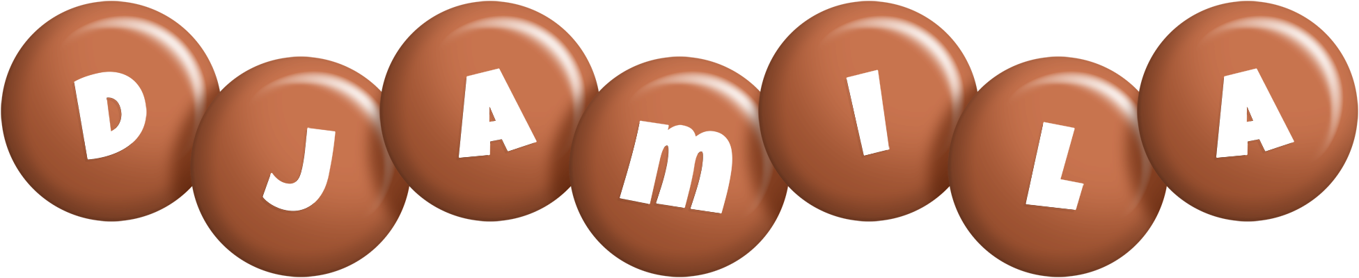 Djamila candy-brown logo