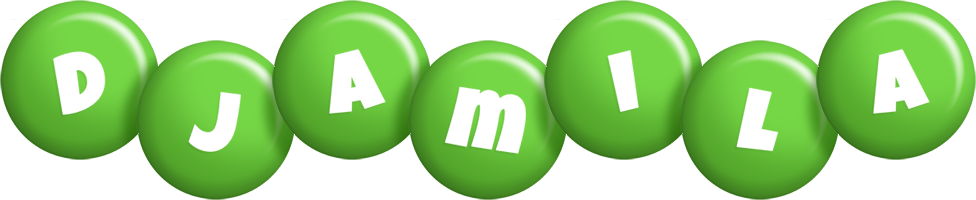 Djamila candy-green logo