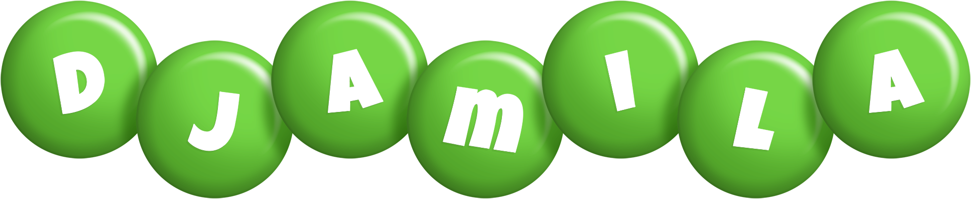 Djamila candy-green logo