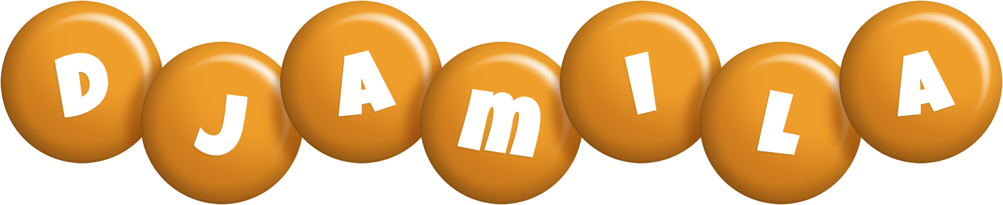 Djamila candy-orange logo