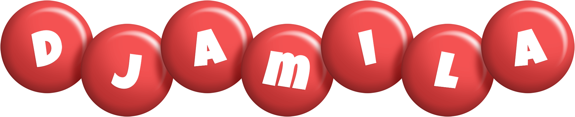 Djamila candy-red logo