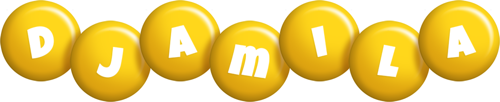 Djamila candy-yellow logo